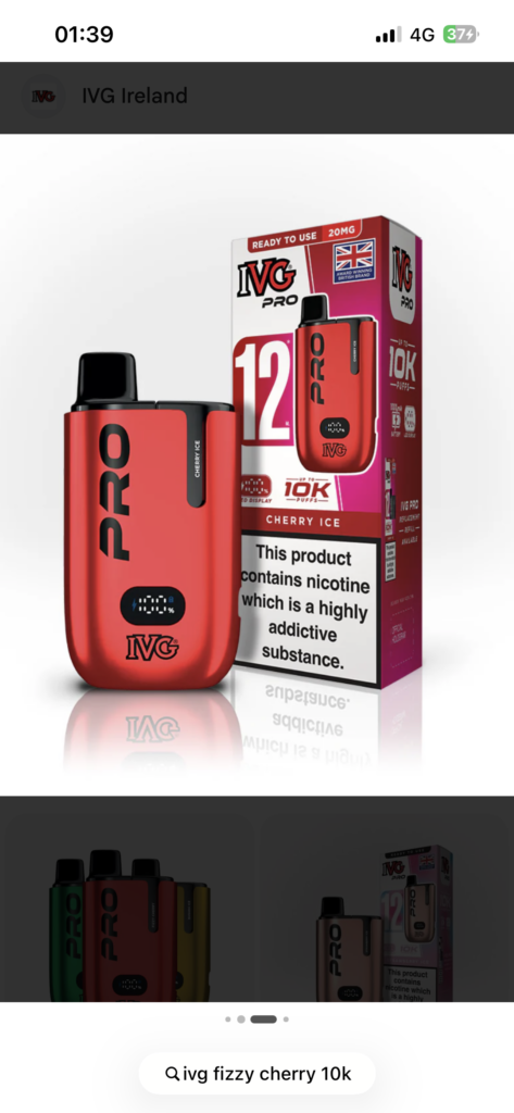 IVG Fizzy Cherry